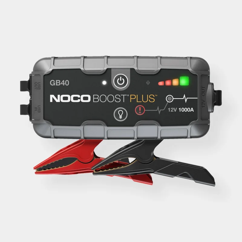 Käynnistysapuväline / starttiboosteri NOCO Boost+ GB40, 12 V, 1000 A, bensiinimoottorille jopa 6 litraa / dieselmoottorille jopa 3 litraa