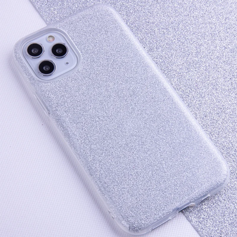 Kimaltava takakuori Samsung Galaxy A36 5G - hopea