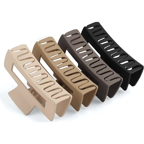 Hair Clip for Women and Girls, 4.3 Inch (11 cm) Large Hair Clip for Women with Thick Hair, Matte Hair Clips, Non-Slip Strong[TT]