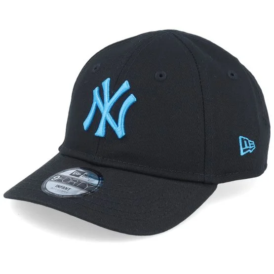 New Era - MLB Sort adjustable Kasket - Kids New York Yankees League Essential 9FORTY Black/Blue Adjustable @ Hatstore