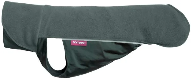Pomppa Jumppa koiran fleecetakki, 31 - 34 cm cm, harmaa