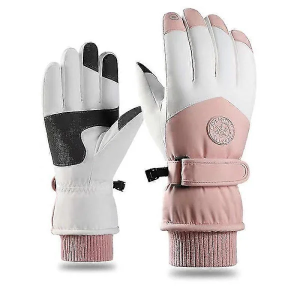 Ski Gloves Men And Women Sports Cycling Outdoor Windproof And Fleece Warm Shape1