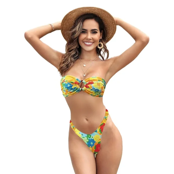 Dame bikini badedragt todelt, strop bikini badedragt todelt badedragt