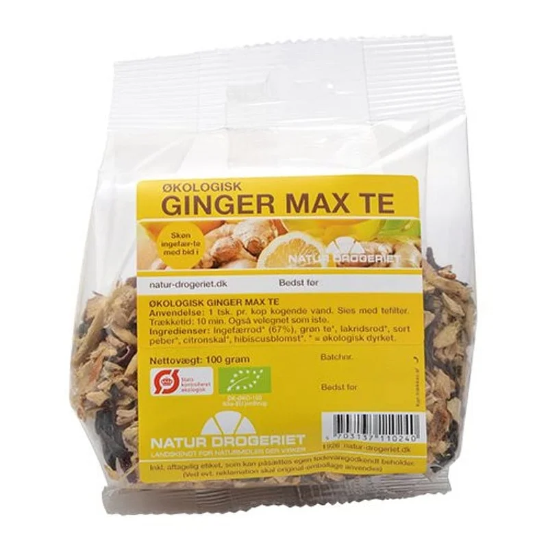 3 for 2 - Natur Drogeriet Ginger Max te 100 g, Helse & Madvarer, Te, Øvrig Te