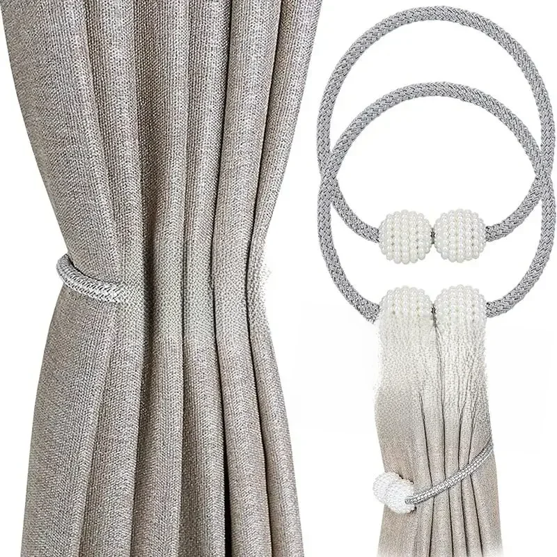 AliExpress - 2PCS Perle Magnetische Vorhang Clip Vorhang Halter Raffhalter Schnalle Clips Hängen Ball Schnalle Raffhalter Vorhang Dekor Zubehör