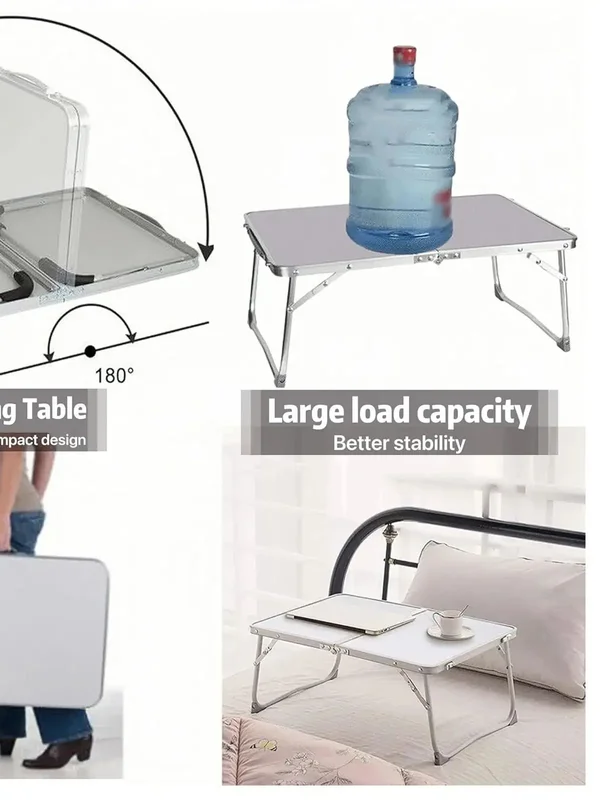 AliExpress - Table de camping pliante basse, 60 x 40 cm, table de pique-nique, table pour ordinateur portable, table portable pour le lit, pour pique-