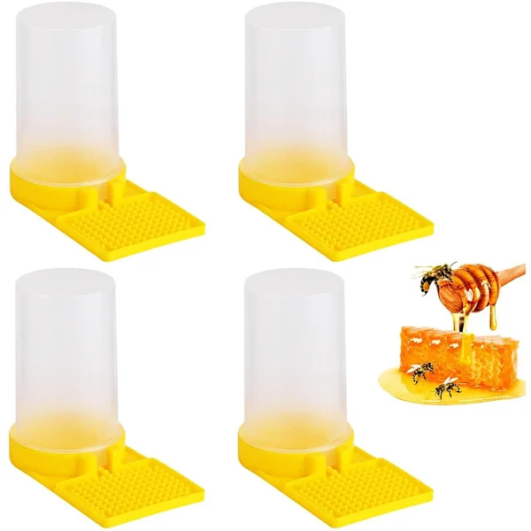 Insekthotell Dine Hageessensielle 4-Deler Bie Vanndispenser Bikube Vanndispenser Plast Bie Vanntrau Bie Tilbehør og Verktøy
