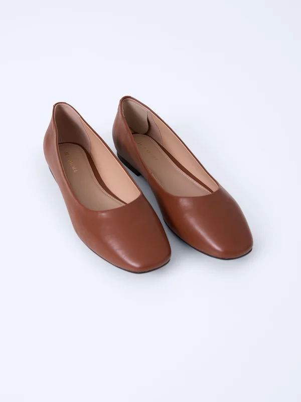 Jean Paul - Cabris Ballerina - Dame - Brun - Sko - 36