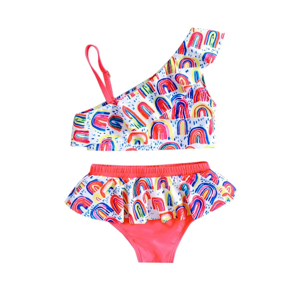Two-piece swimsuit for girl (h 90cm - colorful), Bikini set, bea