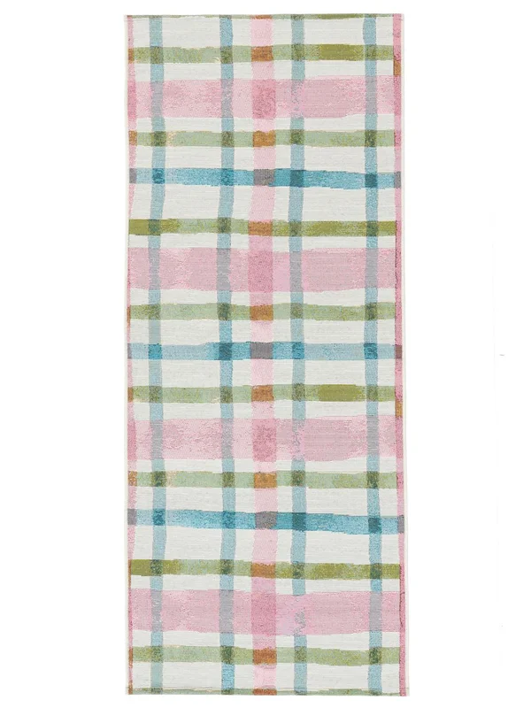 Margerita Dywan Wewnętrzny I Zewnętrzny Możliwość Prania 80X200 Mały Różowy/Wielobarwne Chodnik