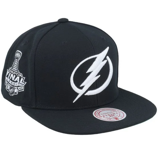 Mitchell & Ness - NHL Black snapback Czapka Z Daszkiem - Tampa Bay Lightning Top Spot Black Snapback @ Hatstore