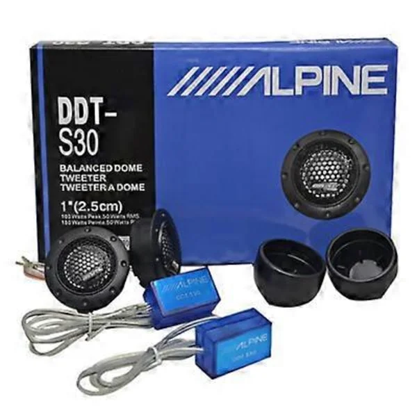 360W ALPINE DDT-S30 Bil Stereo Høyttalere Musikk Soft Dome Balanserte Bil Diskanthøyttalere