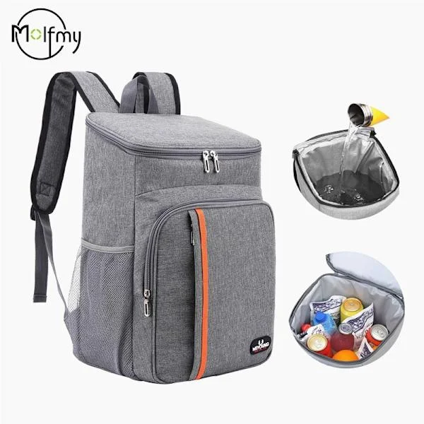 Ryggsäckar för män Bärbar termisk vattentät väska Slitstark Vattentät kylare IceCase Camping Picknick Ryggsäckar Icebox Mochilas Bolsa