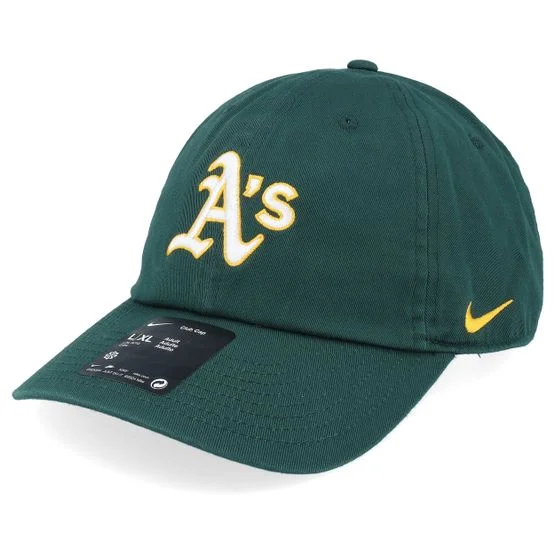 Nike MLB - Oakland Athletics Club Pro Green Dad Cap - Nike Unconstructed Green Cap - MLB @ Hatstore