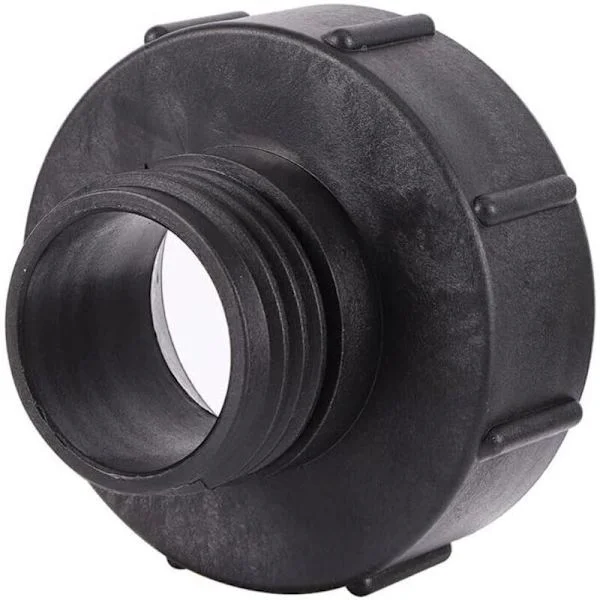 IBC-adapter S100x8 till reducerare S60x6 grovgänga med lock tankadapter IBC-adapter regnvattentank fatventil för trädgårdskranar