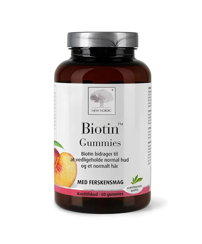 New Nordic Biotin Gummies 60 stk, Helse & Madvarer, Hud, Hår & Negle, Kosttilskud Til Neglene