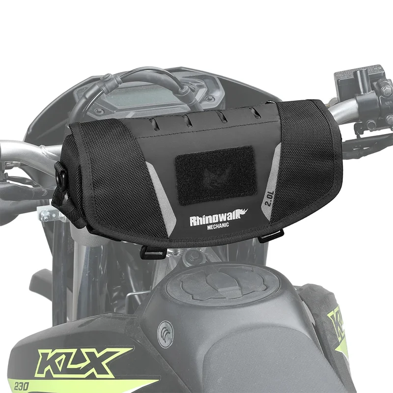AliExpress - Rhinowalk Motorrad-Lenkertasche, wasserdicht, 2 l, vorderer Aufbewahrungskoffer mit Regenschutz, passend für Offroad- und ADV-Motoren, 