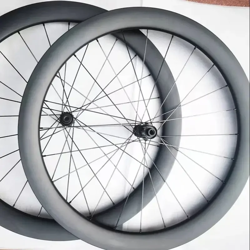 AliExpress - Leichter Laufradsatz 45/50/60mm Carbon-Rennradlaufräder mit Aufkleber, Gravel Center Lock Scheibenbremse, Fahrradlaufrad mit Ratchet-