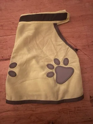 Gul reflexväst för hund