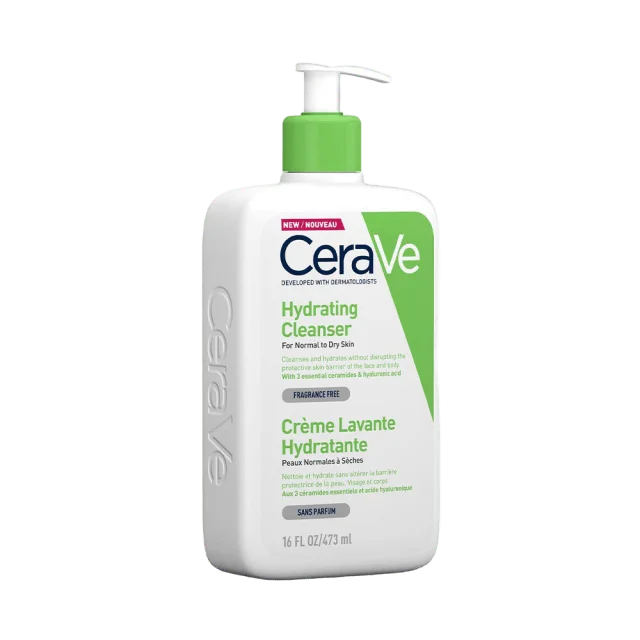 CeraVe Hydrating Cleanser ansiktsrengöring Bad & dusch Dam 473 ML