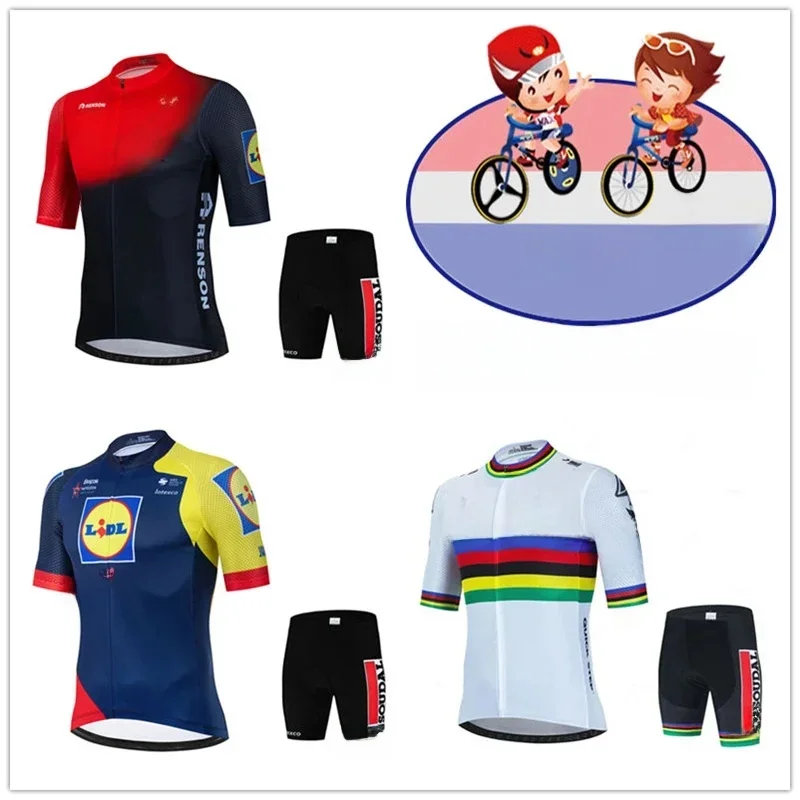AliExpress - Soudal Quick Step Kids Cycling Jersey Set High Quality Breathable Quick Dry Summer Children Bike Clothing Outdoor Sportswear