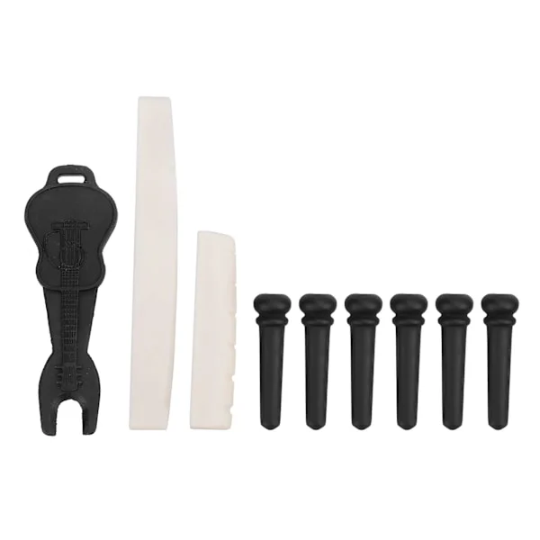 Gitarbro Pin Kit Oksebein Sadelmutter Instrumenttilbehør Trekkerfjerner