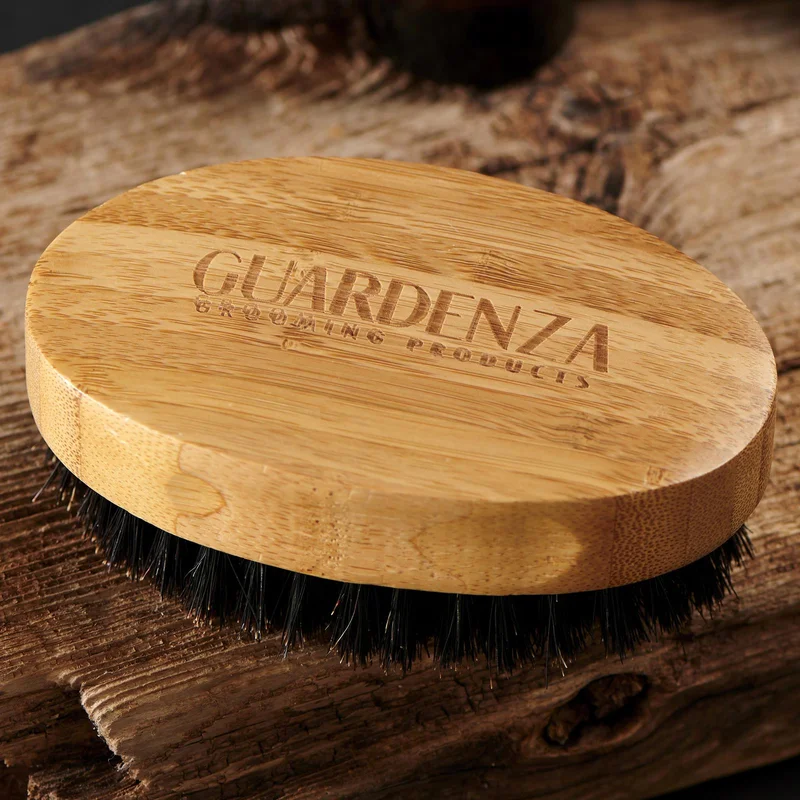 Bamboo & Boar Bristle Beard Brush for Men - Beard brushes