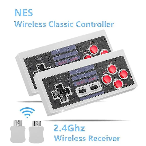 Nes Classic -ohjain Nintendo Nes Classic Mini Edition -konsolille, langaton peliohjain Nes Classic -pelikonsolille [GL]