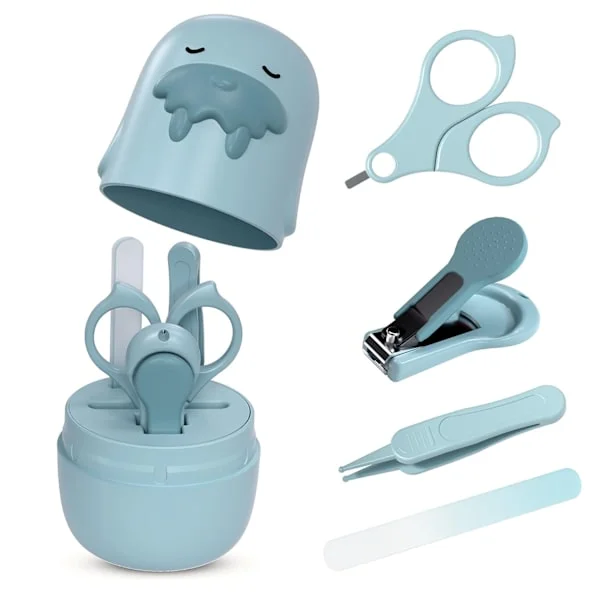 Baby Nail Clipper Kit, Infant Manicure and Pedicure Grooming Kit, Newborn Nail Clipper File