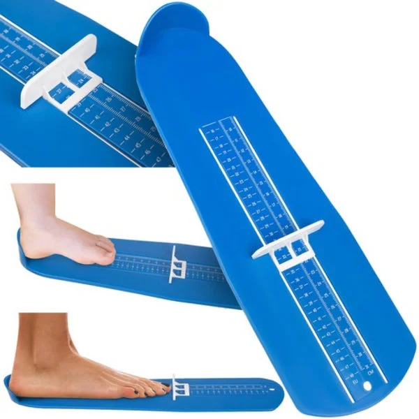 Foot Measurer for Children and Adults | Easily Measure Your Feet at Home for Online Shoe Shopping Blue