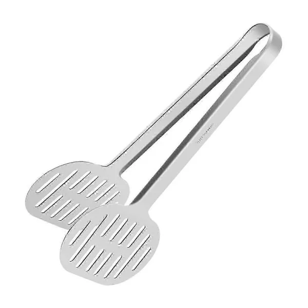 stekespade i rustfritt stål, dobbel stekespade for matlaging og grilling