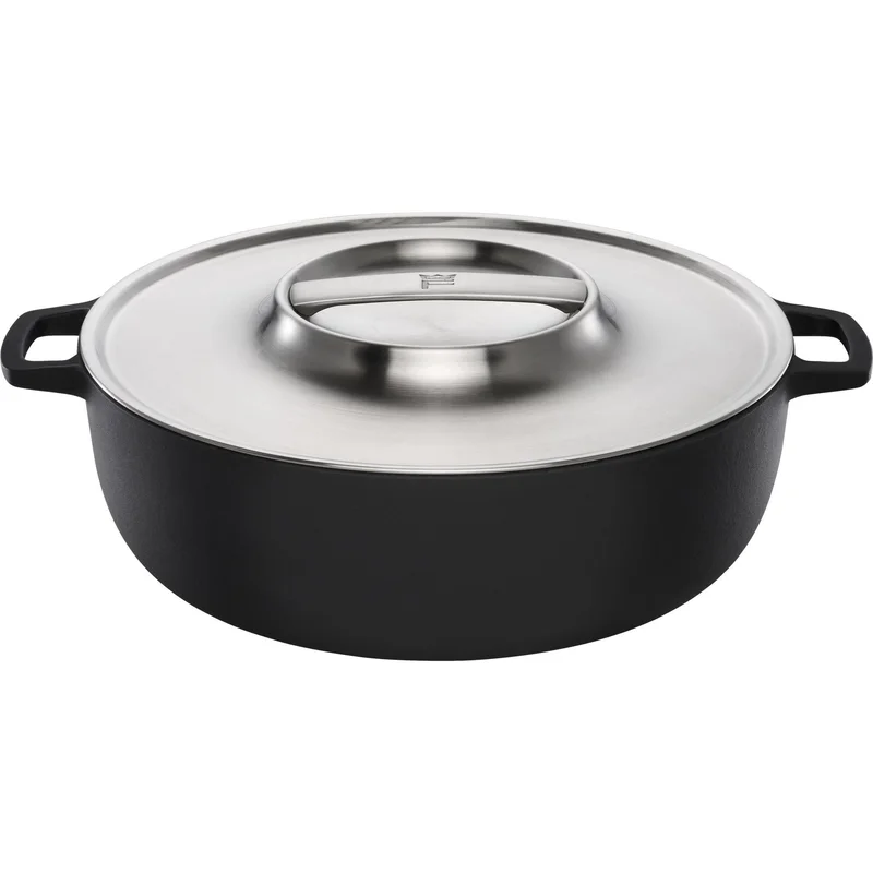 Fiskars Norden Grill Chef støbejernsgryde med låg 30 cm | KitchenOne