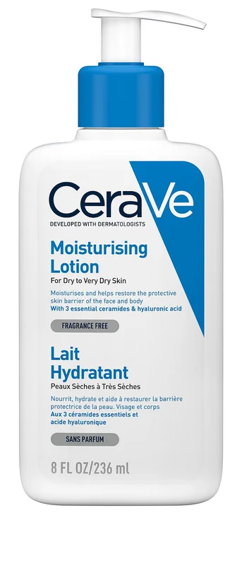 Spar 20% • Køb 2, CeraVe Moisturising Lotion 236 ml, Mænd, Skincare, Dermatologisk Skincare Til Mænd