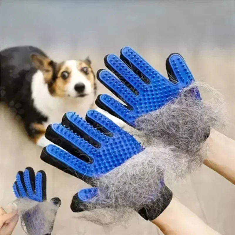 AliExpress - Gant de nettoyage pour animaux de compagnie, peigne pour chien et chat, gant de nettoyage, déhedding, épilateur, brosse de Massage, 
