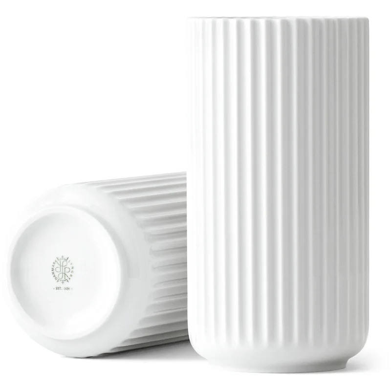 Lyngby porcelæn Vase 20 cm Hvit