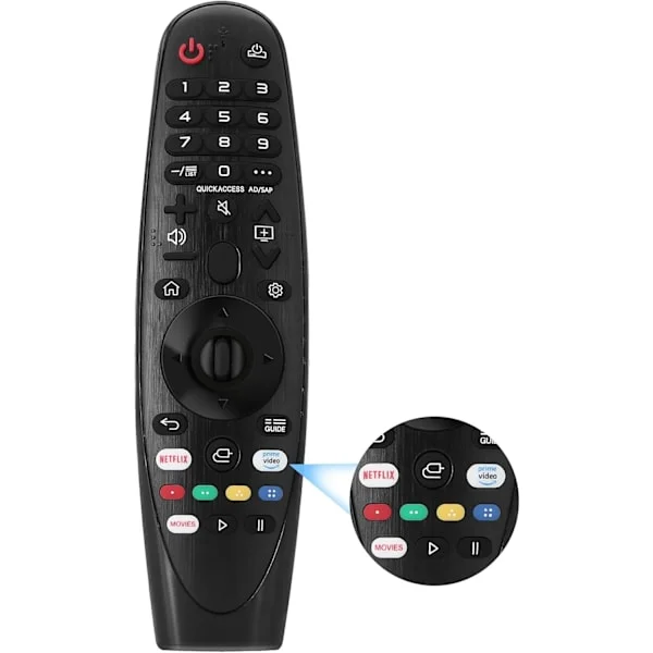 LG Kaukosäädin, AN-MR20GA Universaali Kaukosäädin LG:lle, Korvaava