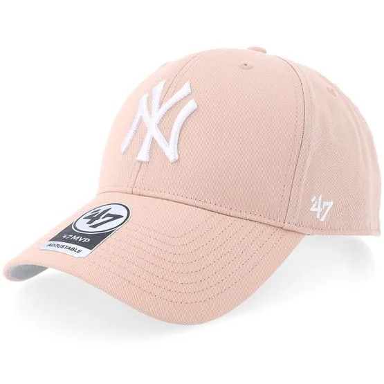 47 Brand - MLB Rosa adjustable Caps - New York Yankees Raised Basic Mvp Dusty Mauve Adjustable @ Hatstore