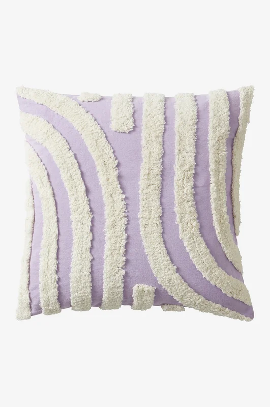 Jotex - Putetrekk 45x45 Cm - Økologisk Lilla/hvit - FAITH - Kjøp Barneputer hos Jotex