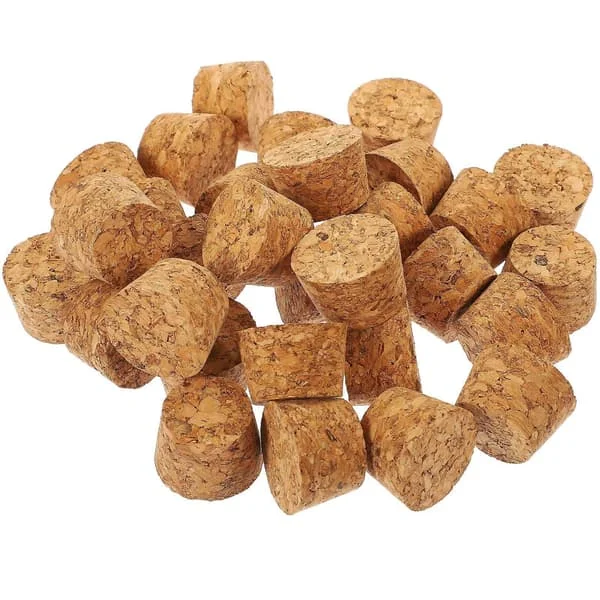 30 Pcs Cork Bottle Stoppers Cork Plugs Wine Bottle Stoppers Sealing Corks