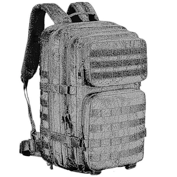 45l Taktisk Ryggsekk Militær Vandreryggsekk Molle Trekking Ryggsekk Vanntett Kampryggsekk Bundeswehr Klatreryggsekk For Herre Dame Utendørs Vandring