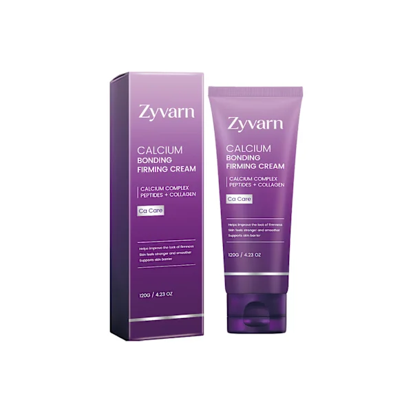 Zyvarn Calcium Bonding Opstrammende Creme, 120g Anti-Aging Bodylotion med Peptider & Kollagen til Hudopstramning