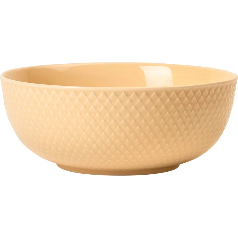 Lyngby porcelæn Rombe color skål Ø15,5 cm, sand
