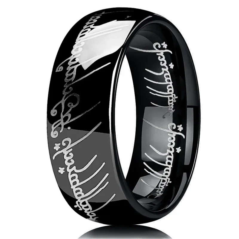AliExpress - Bagues en carbure de tungstène pour hommes, bijoux pour couples, haute polie, ajustement confortable, noir, or rose, bleu, original, mode