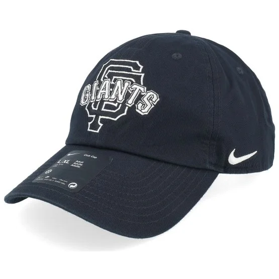 Nike MLB - San Francisco Giants Statement Club Black Dad Cap - Nike Unconstructed Black Cap - MLB @ Hatstore