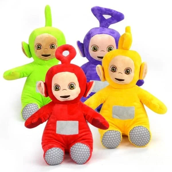 4-pakning Teletubbies Kosedyr Plysj Myke Leker 23cm Flerfarget