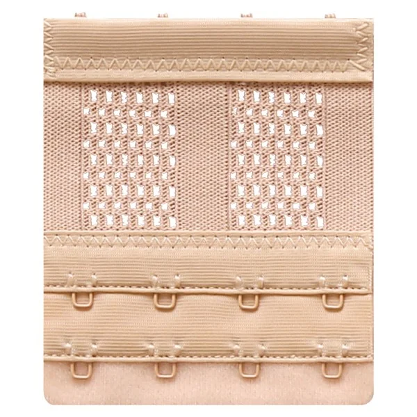 2-pak BH-forlængere, Elastiske BH-båndsforlængere Beige Beige