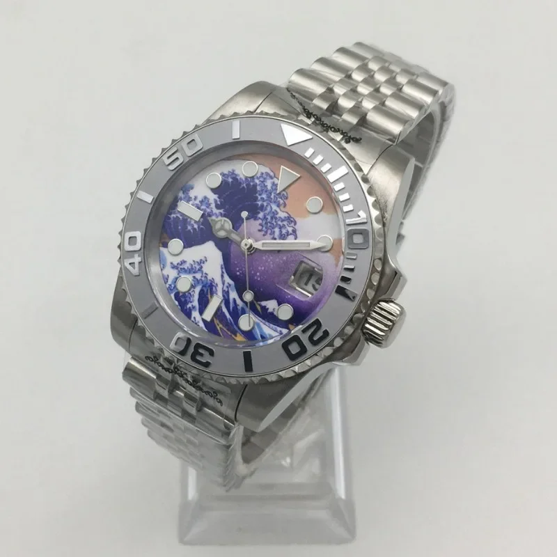 AliExpress - Montre automatique en acier inoxydable 316L pour hommes, 40 mm, lunette en céramique, mouvement mécanique à remontage automatique, montre