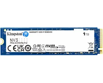 Kingston NV3 Gen 4 M.2 SSD 1TB - NV3 Gen 4 M.2 SSD med 1 TB kapacitet