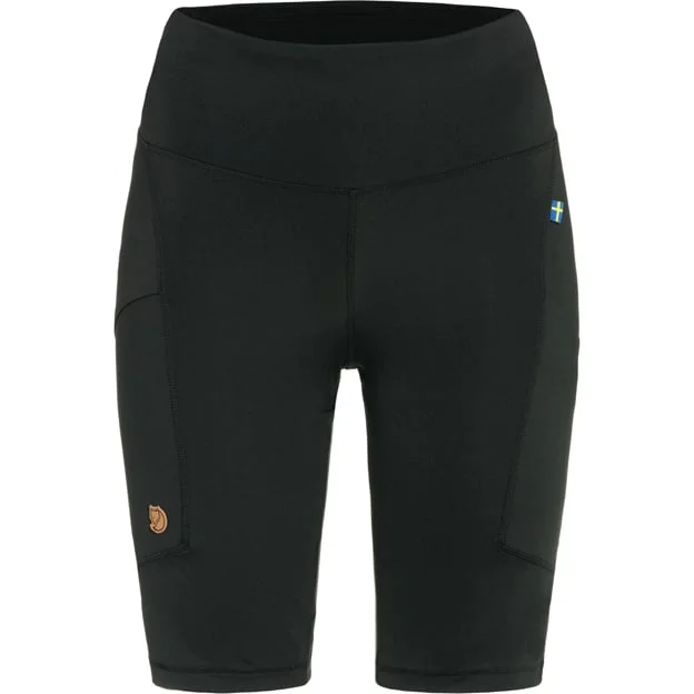 Fjällräven Abisko Short Tights L - Naiset - Black - Vaellushousut