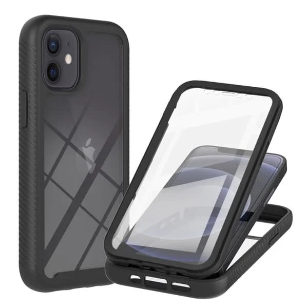 360 Full Cover Edge Case iPhone 12 Mini Black